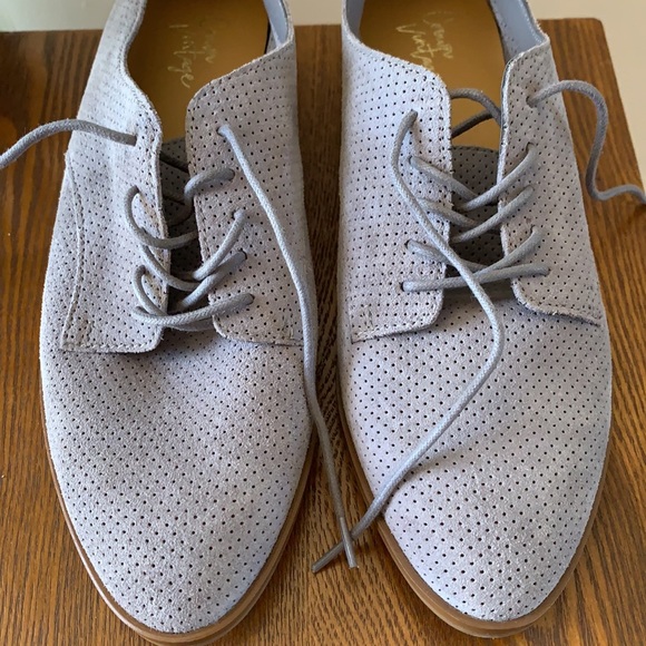 Crown Vintage Shoes - DSW Crown Vintage Casey Oxford Suede Leather Shoe 8